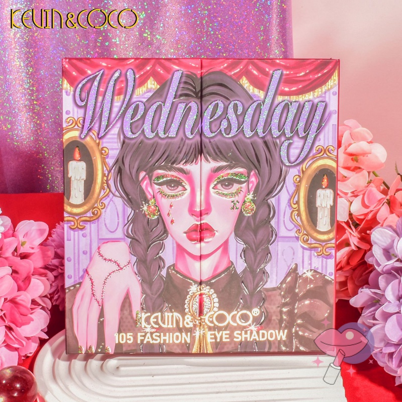 Bảng Phấn Mắt kevin & coco 105 Màu Ngọt Ngào Đa Năng Cho Dịp halloween Màu Sắc