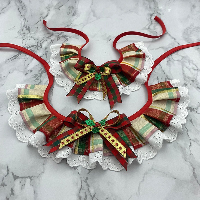 Khăn Quàng Cổ Giáng Sinh 2023 Dễ Thương Cho Thú Cưng