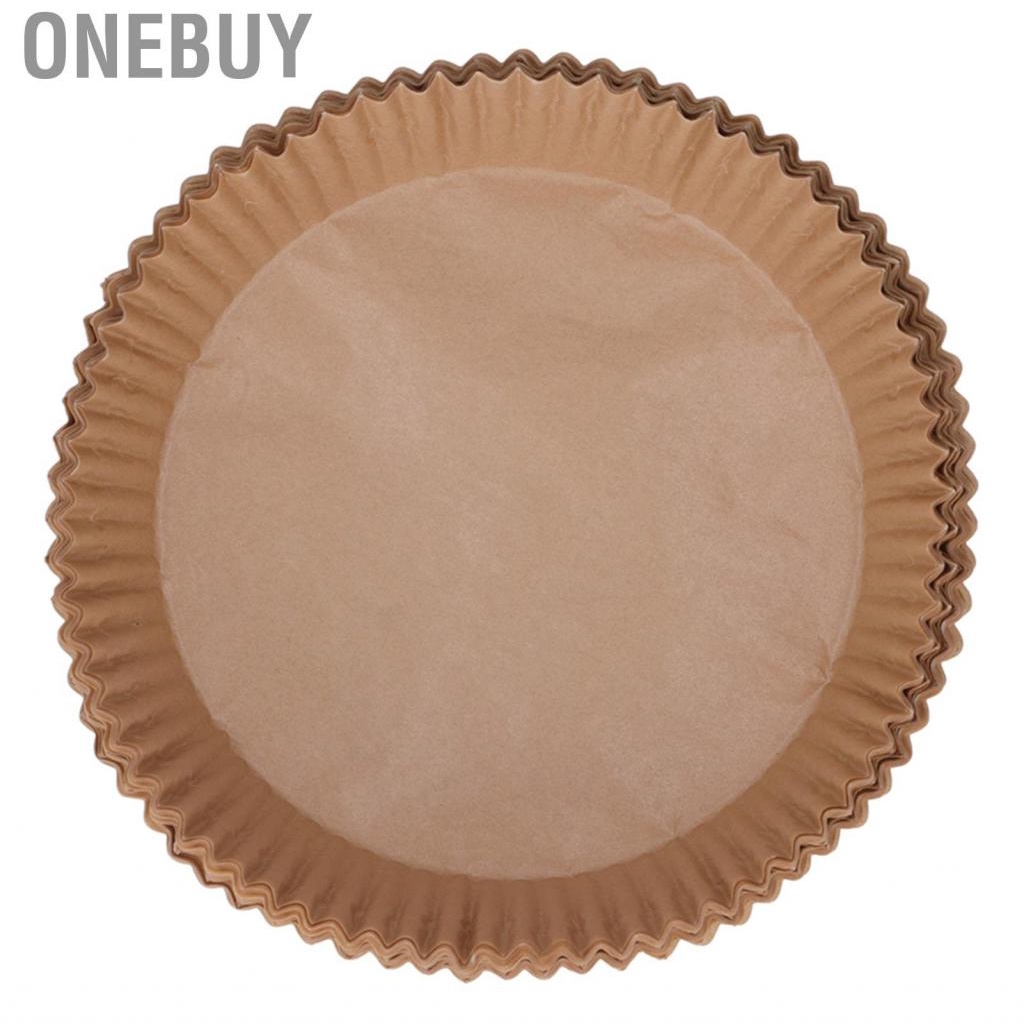 Onebuy 100PCS Disposable Paper Liner Non Stick Silicone Oil Tray Kitchen Fryer