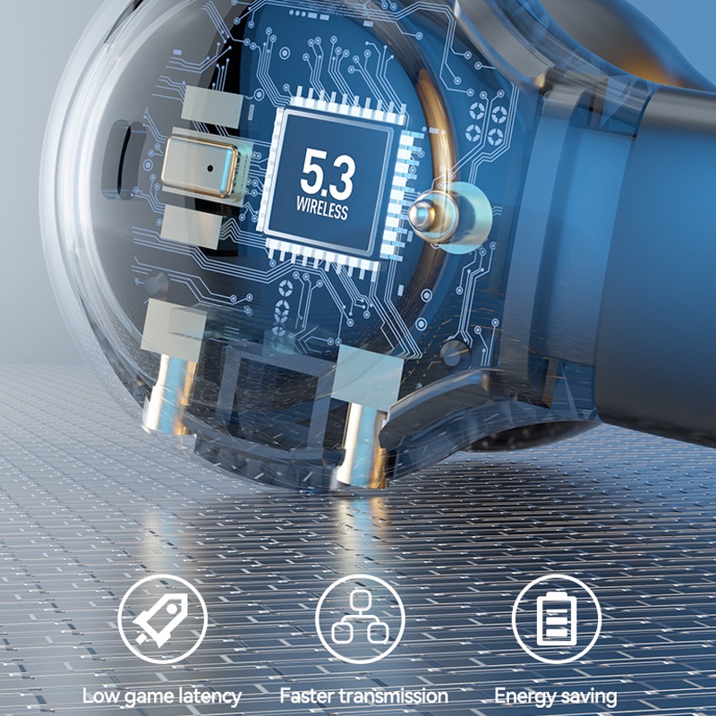 Tai Nghe bluetooth 5.3 m47 Có mic Cảm Ứng Âm Thanh hifi Kiểu Dáng Thể Thao