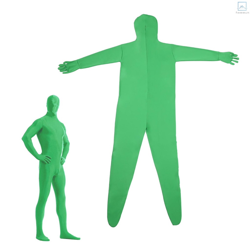 Bộ Đồ Hóa Trang Lễ Hội Chụp Ảnh Toàn Thân 160cm / 63in Màu Xanh Lá Cây Cho Trẻ Em Và Người Lớn