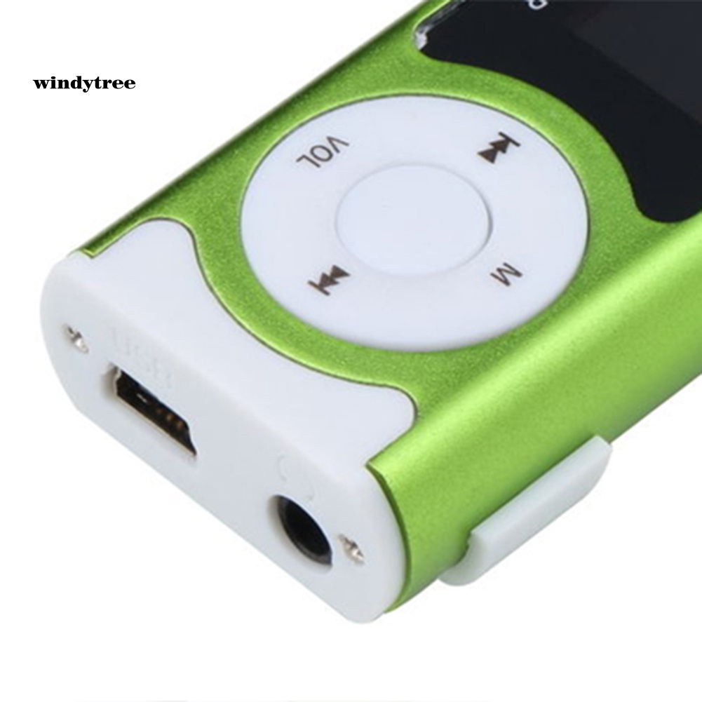 Máy Nghe Nhạc mp3 mini Màn Hình lcd Hỗ Trợ Thẻ Nhớ micro sd tf 16gb