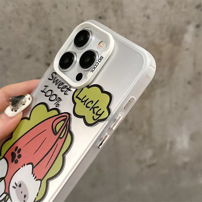 ỐP LƯNG IPHONE Ốp Điện Thoại Tpu Nhám In Hình Mèo Hoạt Hình Cho iphone15 / 14promax / 13 / 12 / 11 / xr / xs / x / xsmax / 7 / 8plus
