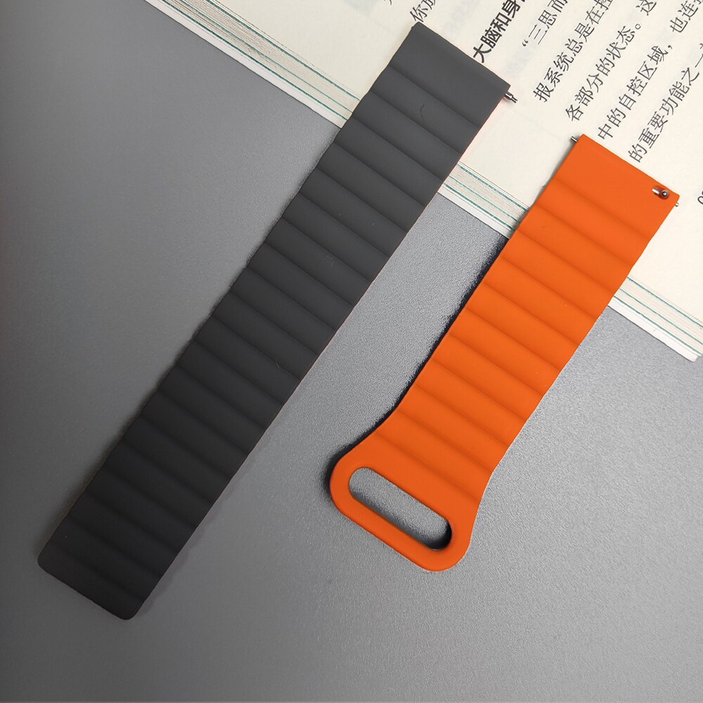 Dây Đeo silicone Khóa Nam Châm Cho Đồng Hồ Thông Minh huawei gt 4 41mm 46mm gt4