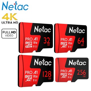 Thẻ nhớ tốc độ cao netac micro sd tf card 256gb 128gb 64gb 32gb