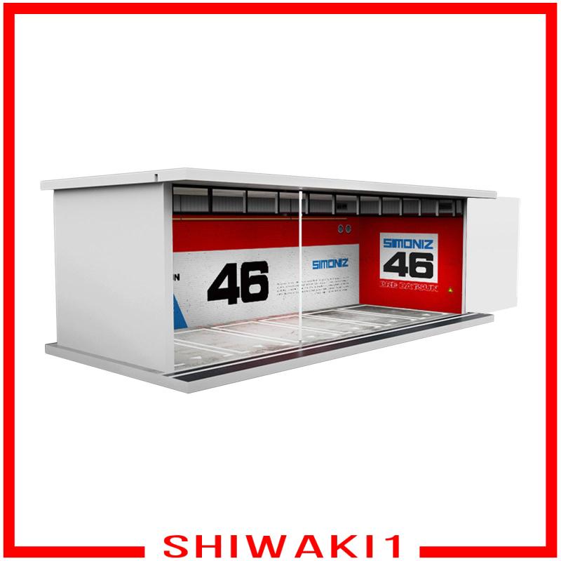 Hộp Trưng Bày Mô Hình Xe Hơi 1 / 64 Kèm Giá Đỡ Trưng Bày Và Đèn Chiếu Sáng