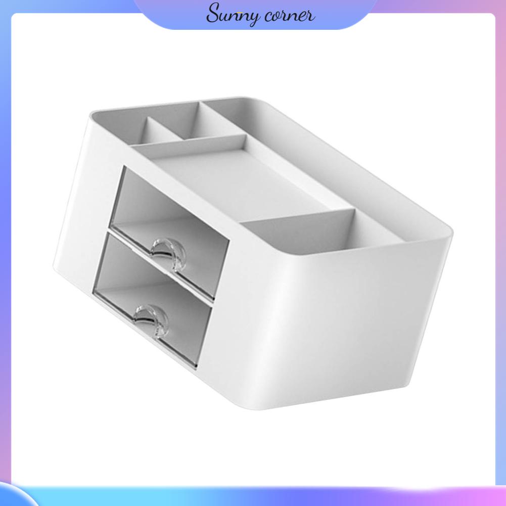 Sunny corner Có hàng sẵn Bàn sắp xếp đồ dùng văn phòng đa chức năng Công suất lớn bàn làm việc với ngăn kéo hai lớp để đựng bút