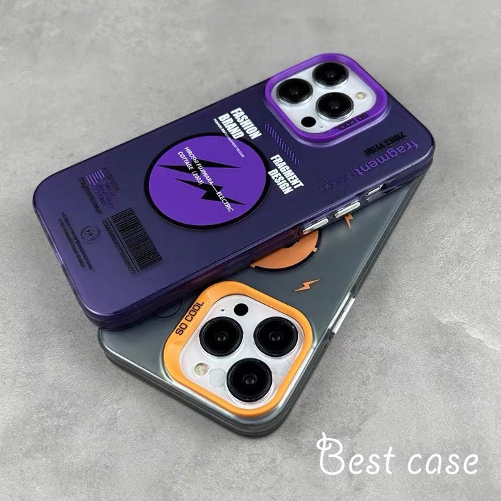 Ốp Điện Thoại acrylic Cứng In Hình Tia Chớp Cho iphone 11 12 13 14 15 pro max