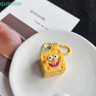 Shanhai patrick star Móc Chìa Khóa / Điện Thoại Bằng resin Hình Bọt Biển / Vuông Màu Vàng
