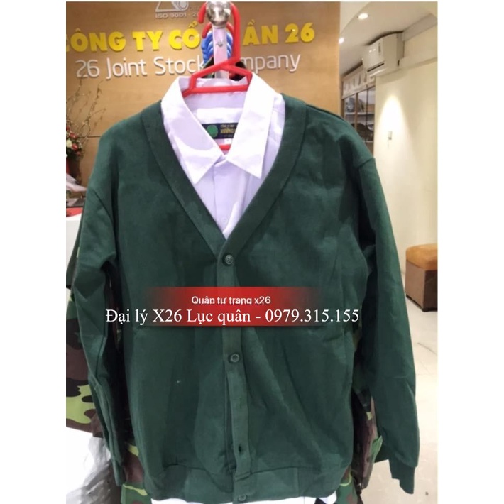 Áo khoác thu đông nam gile dài tay có cúc