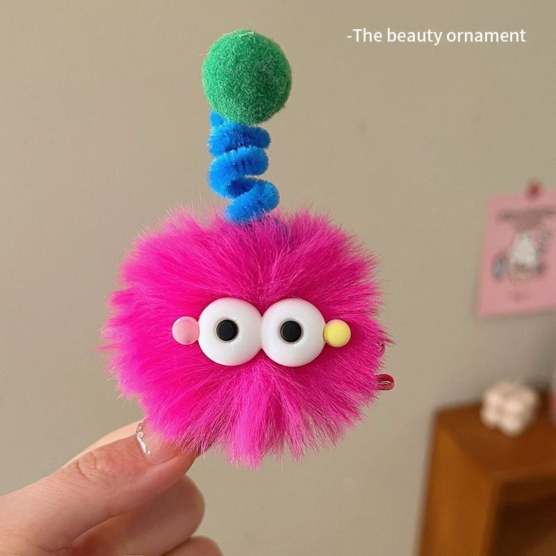 Kẹp Tóc Mái Bằng Lông Thỏ Siêu Dễ Thương Vui Nhộn