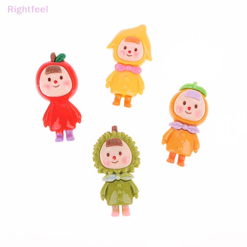 Set 5 Quả Dâu / Cam Bằng Nhựa Dùng Để Trang Trí Nhà Búp Bê Mới