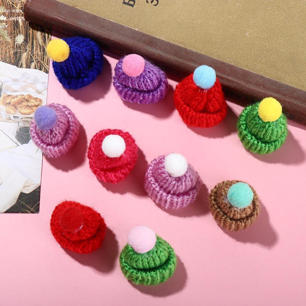 Set 10 Mũ Len mini Nhiều Màu Sắc Dùng Làm Quà Giáng Sinh