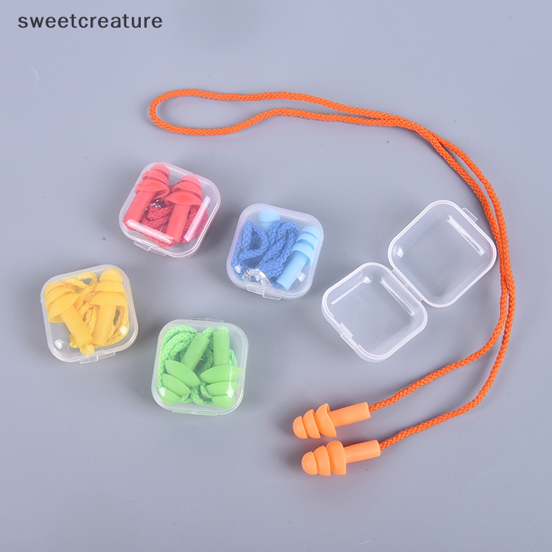 Nút Bịt Tai Khi Ngủ Bằng Silicon Giảm Tiếng Ồn Kèm Dây Đeo