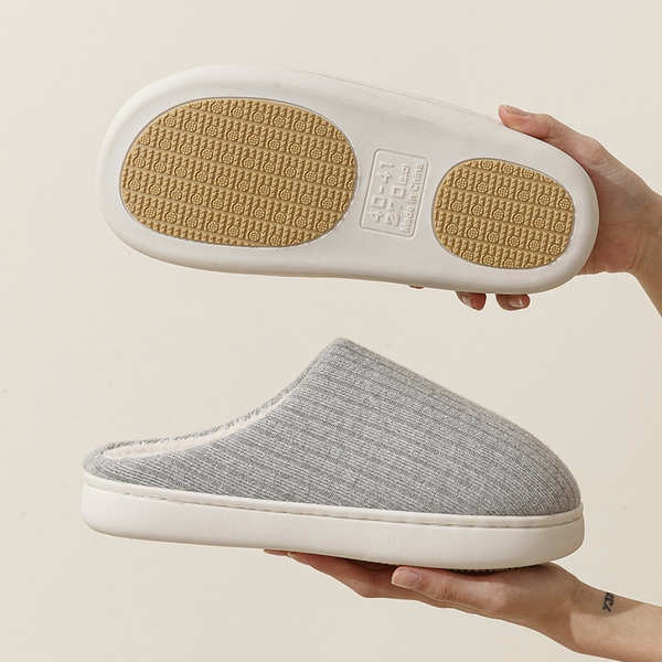 Dép Bông Đi Trong Nhà Chống Trượt Thời Trang Thu Đông