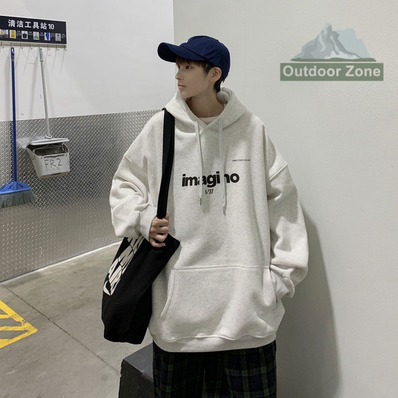 Áo hoodie Dáng Rộng Thời Trang Xuân Thu Cá Tính Cho Nam