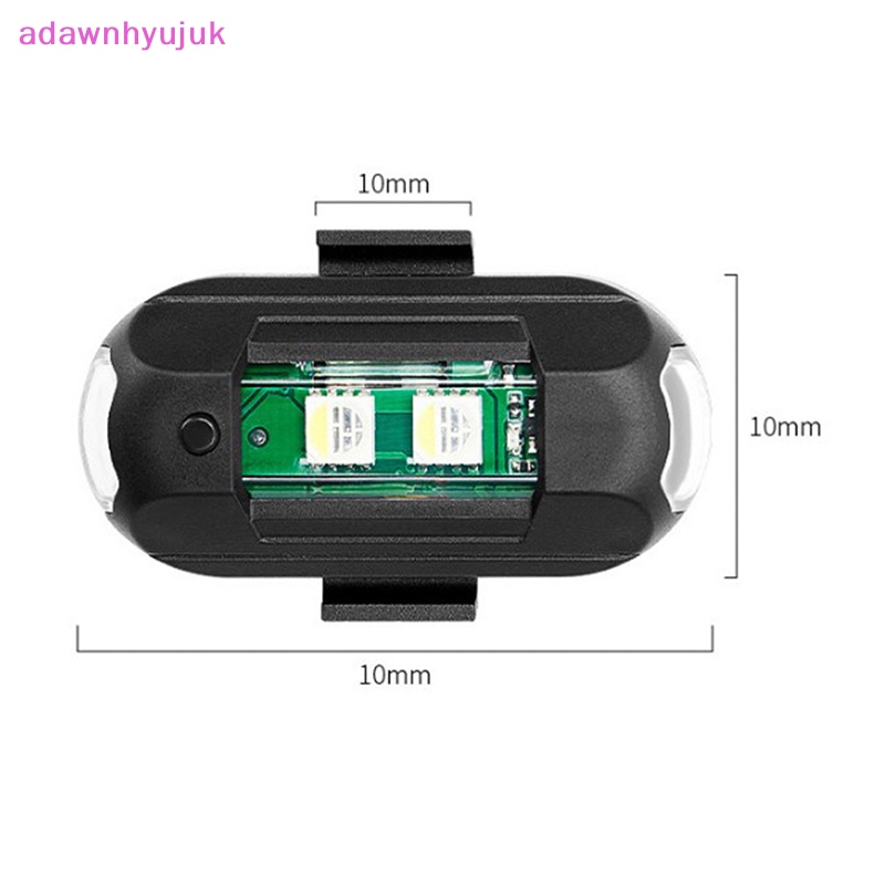 Đèn led Tín Hiệu mini Gắn Đuôi Xe Đạp Chống Va Chạm 7 Màu adawnhyujuk vn
