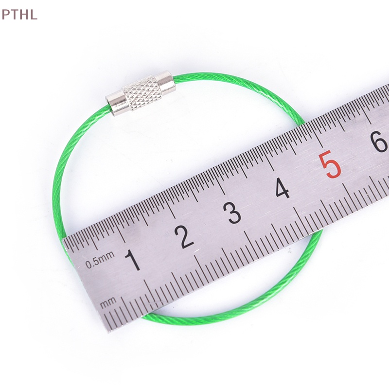 Vòng Khóa Dây Cáp Chìa Khóa Bằng Thép Không Gỉ pt