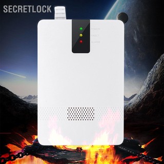 SecretLock Báo động rò rỉ gas có đèn báo Cảm biến giọng nói ABS cho an ninh gia đình 90‑240V