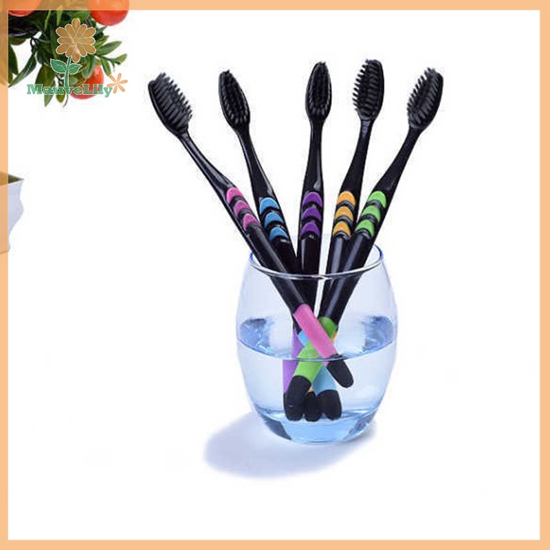 Set 10 Bàn Chải Đánh Răng Lông Mềm Cho Người Lớn