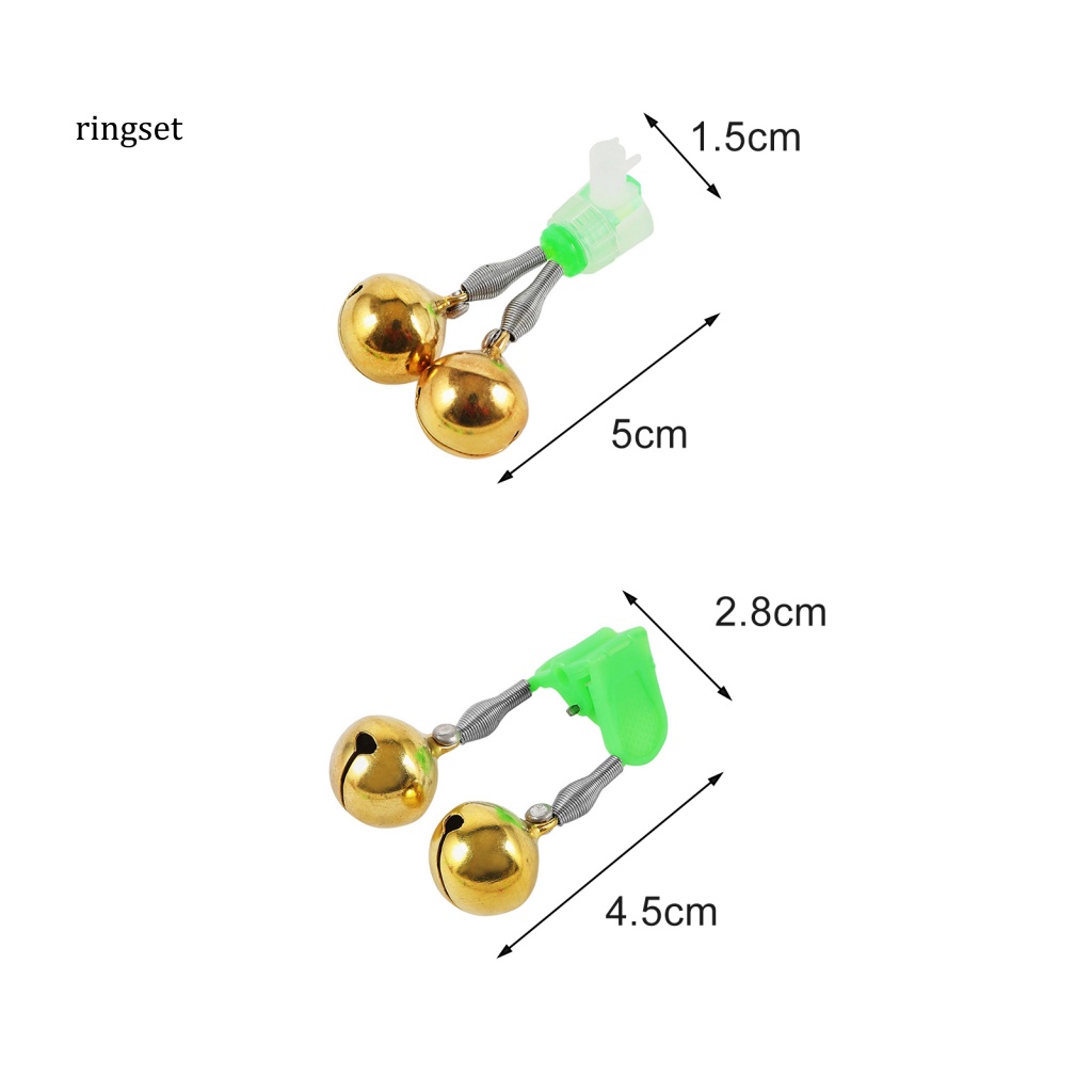 Chuông Báo Cá Cắn Câu Bằng Đồng Thau Có Lò Xo