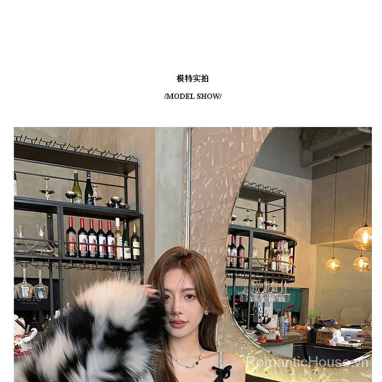 Áo Khoác Lông Chồn Thân Thiện Với Môi Trường Phong Cách Châu Âu Thời Trang Mùa Đông Hàng Mới 2023