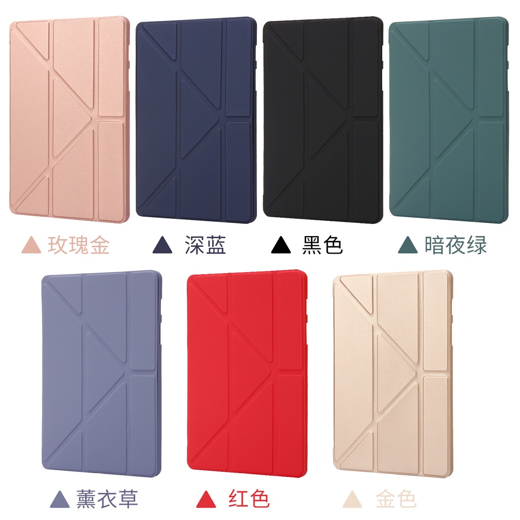 Bao Da Máy Tính Bảng Silicon Gập Ba Khúc Thông Minh Cho samsung galaxy tab s9 fe + 12.4 2023 s9 plus s9fe 10.9 wi-fi sm-J510 Ốp