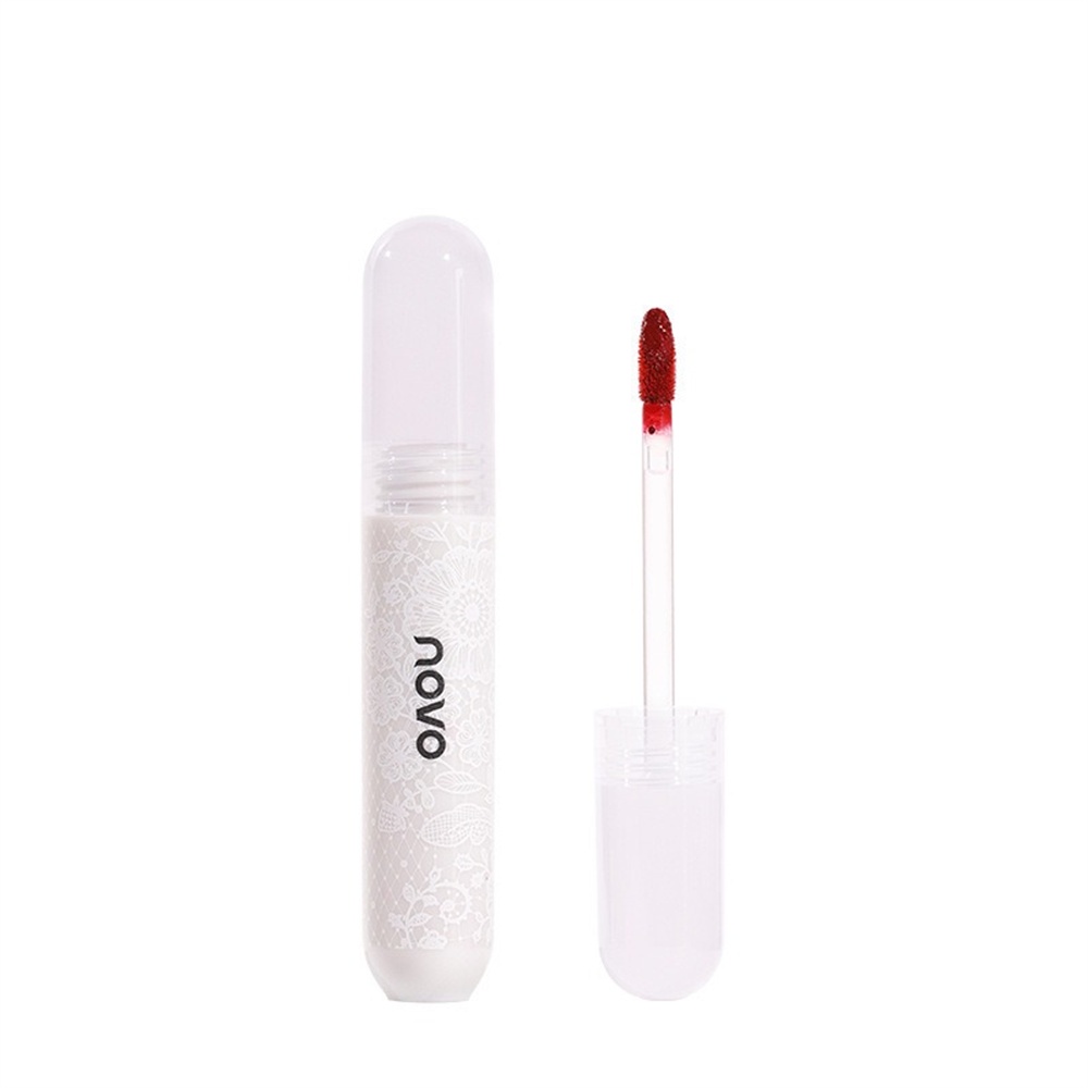 Novo Sky Realm Not Stick Cup Lip Glaze Water Gloss Mirror Doodle Lip Không thấm nước Không rơi giả trơn