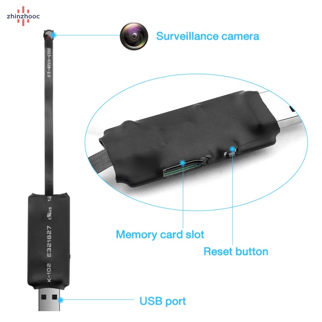 Camera Ghi Hình Di Động wifi 1080p Nhỏ Gọn Tầm Nhìn Ban Đêm Cho Xe Đạp