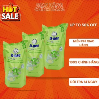 Combo 3 túi nước xúc bình sữa dnee, rửa bình sữa dnee dạng túi 550ml xl- an toàn cho bé . !