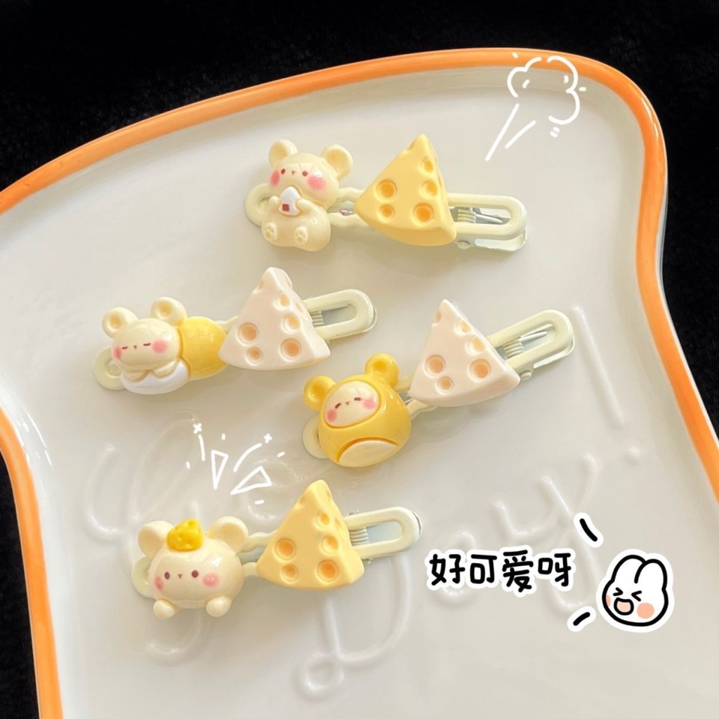 Dễ Thương Kẹp Tóc Hình Chuột hamster / Vịt Con Đáng Yêu Cho Bé