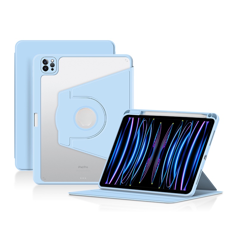 360° Bao Da pu Máy Tính Bảng Nắp Lật Xoay Cho ipad 10th gen air 4 5 10.9 inch 2023 ipad 10.2 9.7 gen9 pro 11 1st 2nd 3th 4th gen Ốp