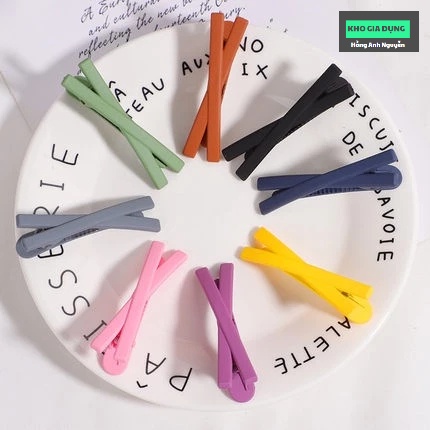 Kẹp cố định làm tóc chữ X, cố định tóc mái trang điểm, làm tóc phong cách hàn cho phái đẹp