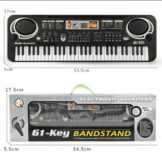 Đàn PIANO Cho Bé Kèm Mic Hát - Đàn Điện Tử 61 Phím Size To Nhiều Chức Năng, Có Nhạc .