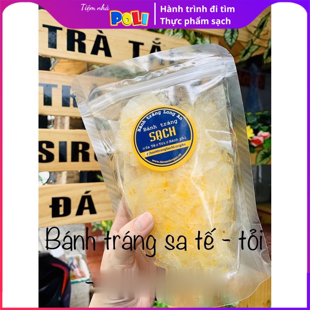🌟 #BánhTrángSạch - Túi Bánh Tráng Long An Tỏi Phi 🌟 - Không cay