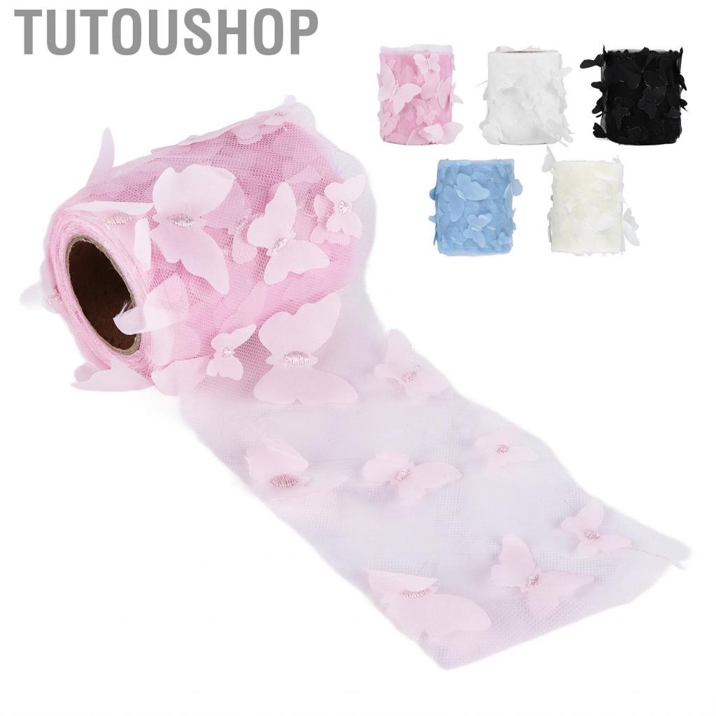 Tutoushop Tulle Roll Sewing Colorful Net Yarn DIY Hair Accessories Webbing