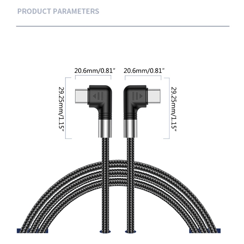 Dây Cáp Sạc Nhanh usb c Cho Điện Thoại 15series 90 Độ