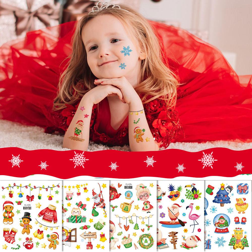 Sms Hình Xăm Dán Họa Tiết Hoạt Hình Lấp Lánh Chống Thấm Nước c9k5 Cho Bé