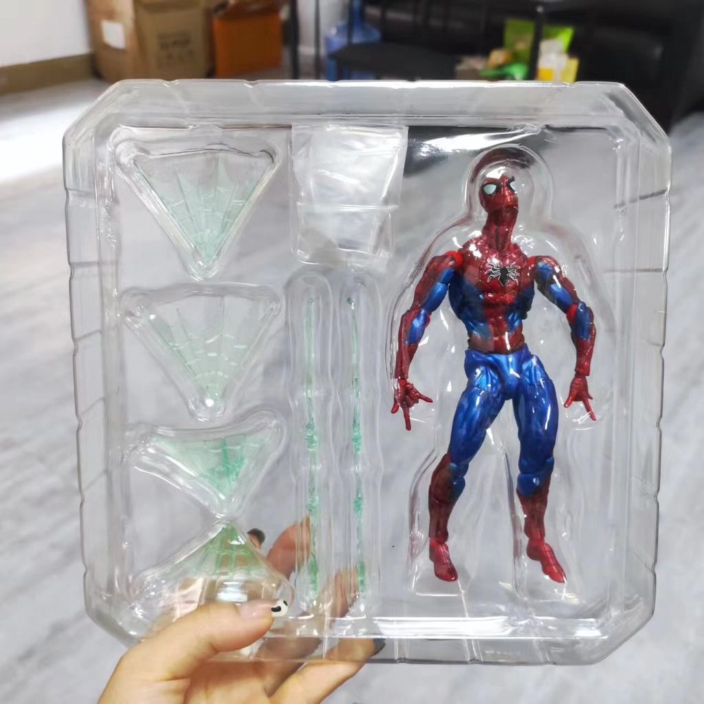 Marvel Mô Hình Nhân Vật Người Nhện ver.2.0 kaiyodo revoltech yamaguchi spiderman no.002