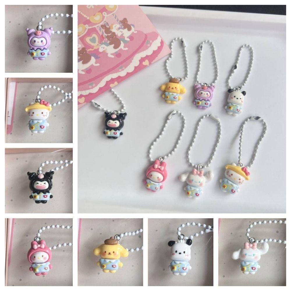 Móc khóa MMULCK bằng nhựa phong cách kuromi my melody trang trí ba lô