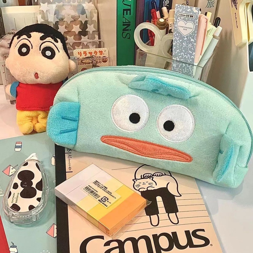 SANRIO Dễ Thương Bóp Viết Cỡ Lớn In Họa Tiết Hoạt Hình hello kitty / melody / Câu Cá Xấu Xí hanton kuromi / Kumamon / my melody Đáng Yêu Ốp