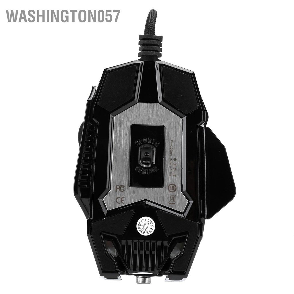 Washington057 Chuột Chơi Game Có Dây USB Cơ Khí Phát Sáng Quả Cầu Pha Lê Tăng Cường Phụ Kiện Máy Tính