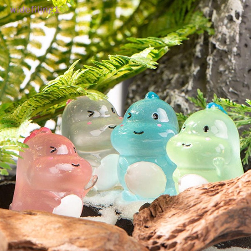 Đồ Chơi Khủng Long mini Bằng Nhựa resin Phát Sáng Trong Bóng Tối Dễ Thương Rộng Rãi 1 Dành Cho Trẻ Em Trang Trí Bàn Làm Việc