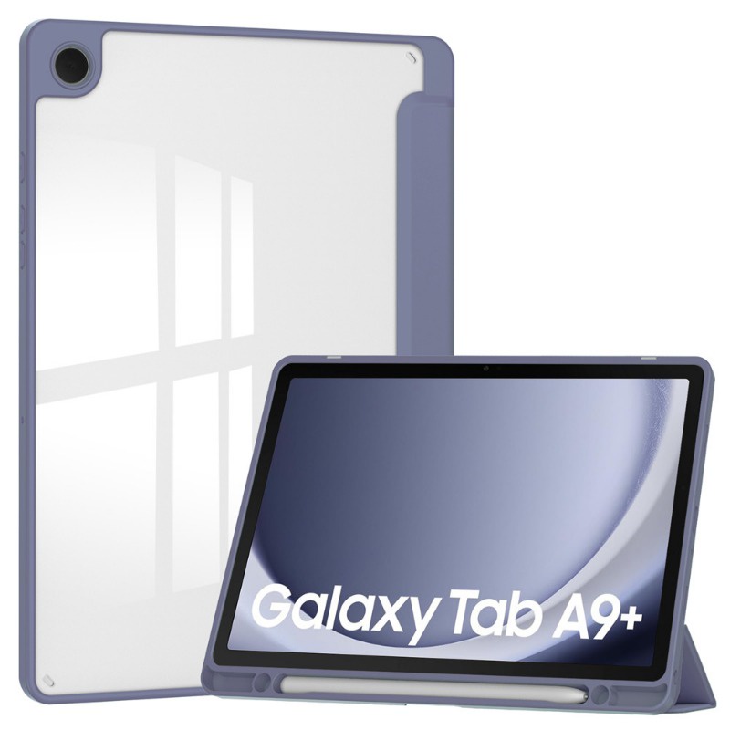 Bao Da Máy Tính Bảng pu Nắp Gập Thông Minh Có Ngăn Đựng Bút Cho samsung galaxy tab a9 + 11.0 sm-P210 Smx216B sm-J218U Giá Đỡ