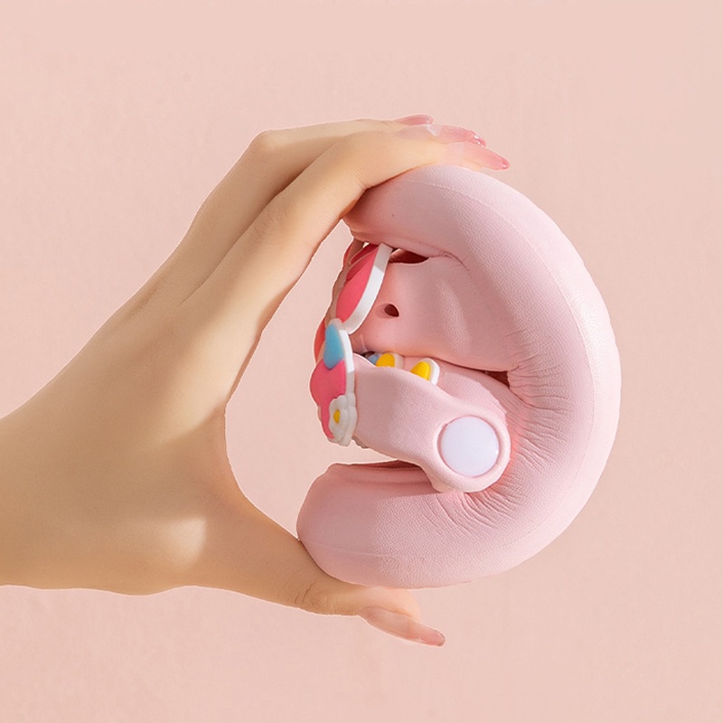 Suge Dép sandal Đi Trong Nhà Bằng eva Chống Trượt Đính Nơ Họa Tiết Hoạt Hình Dễ Thương Cho Bé Gái