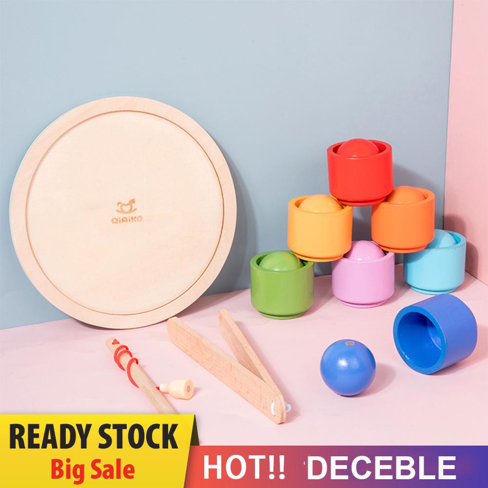 Đồ Chơi Bóng Cầu Vồng Tập Đếm Và Học Màu Sắc Dành Cho Trẻ Em