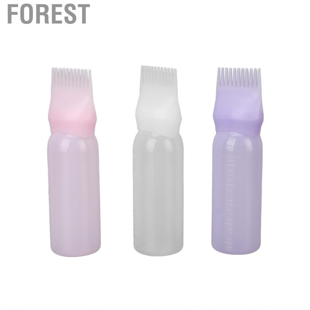 Forest 3x  Applicator Bottle Home Salon Portable Root Styling Comb
