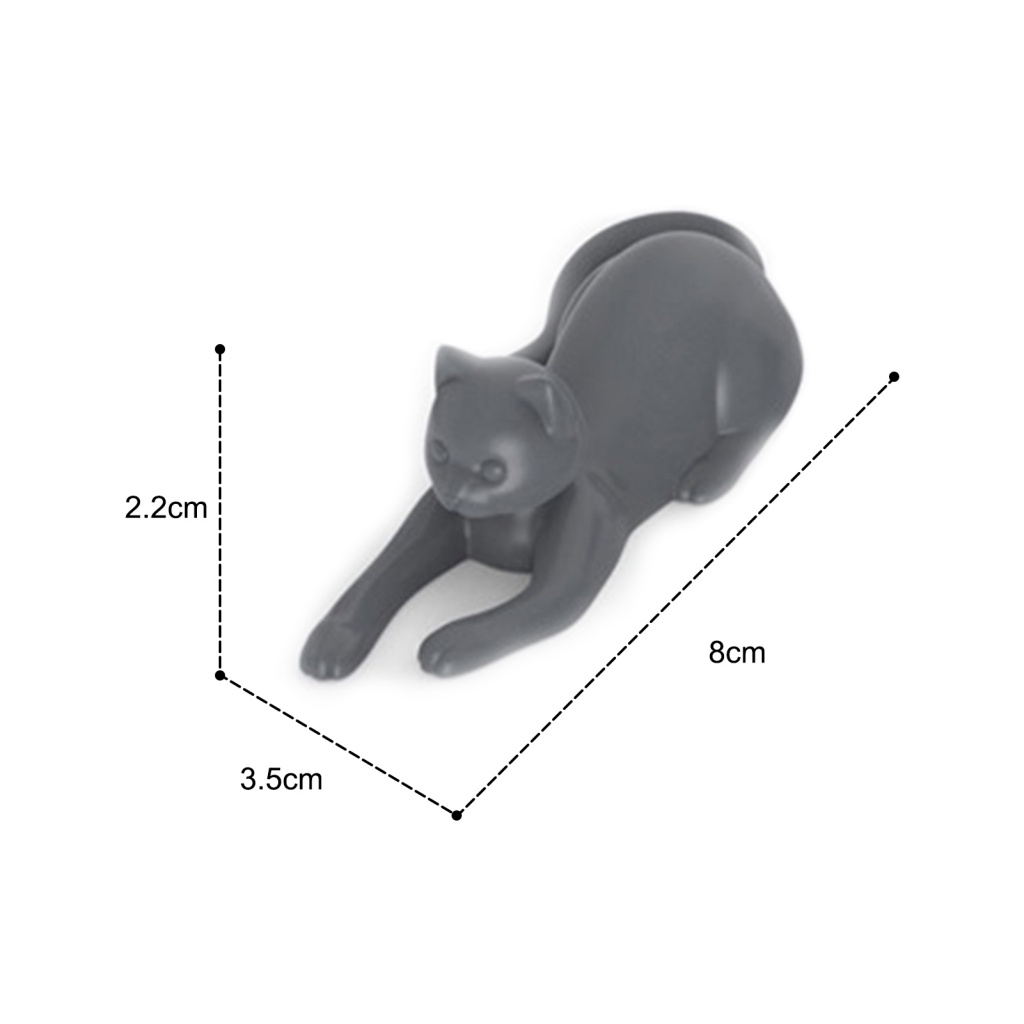 Daminglack * Giá Đỡ Nam Châm Gắn Tủ Lạnh Hình Chú Mèo Đáng Yêu Bằng Nhựa resin