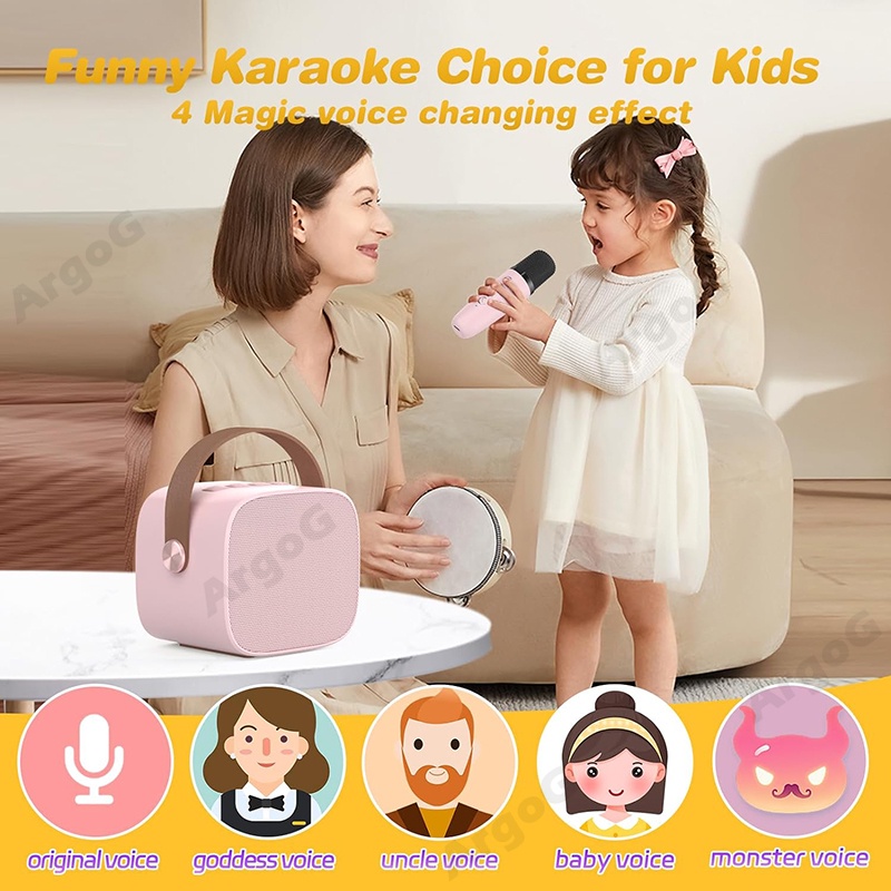 Loa bluetooth Không Dây mini Di Động Kèm Micro Dùng Để Hát karaoke Thích Hợp Làm Quà Giáng Sinh