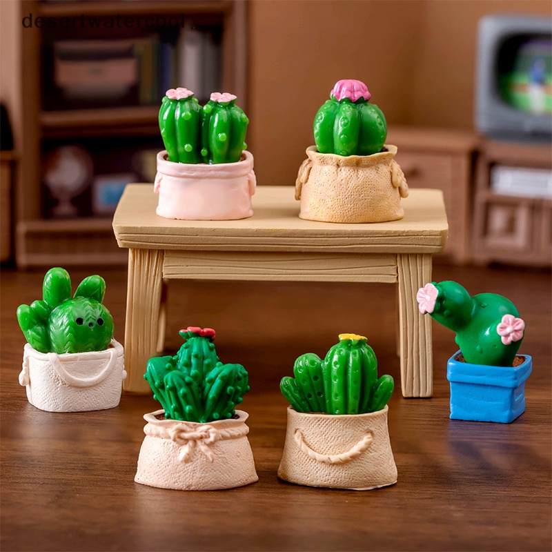 1 Đồ trang trí Cây Xương Rồng / Thỏ Mini Trang Trí Nhà Búp Bê